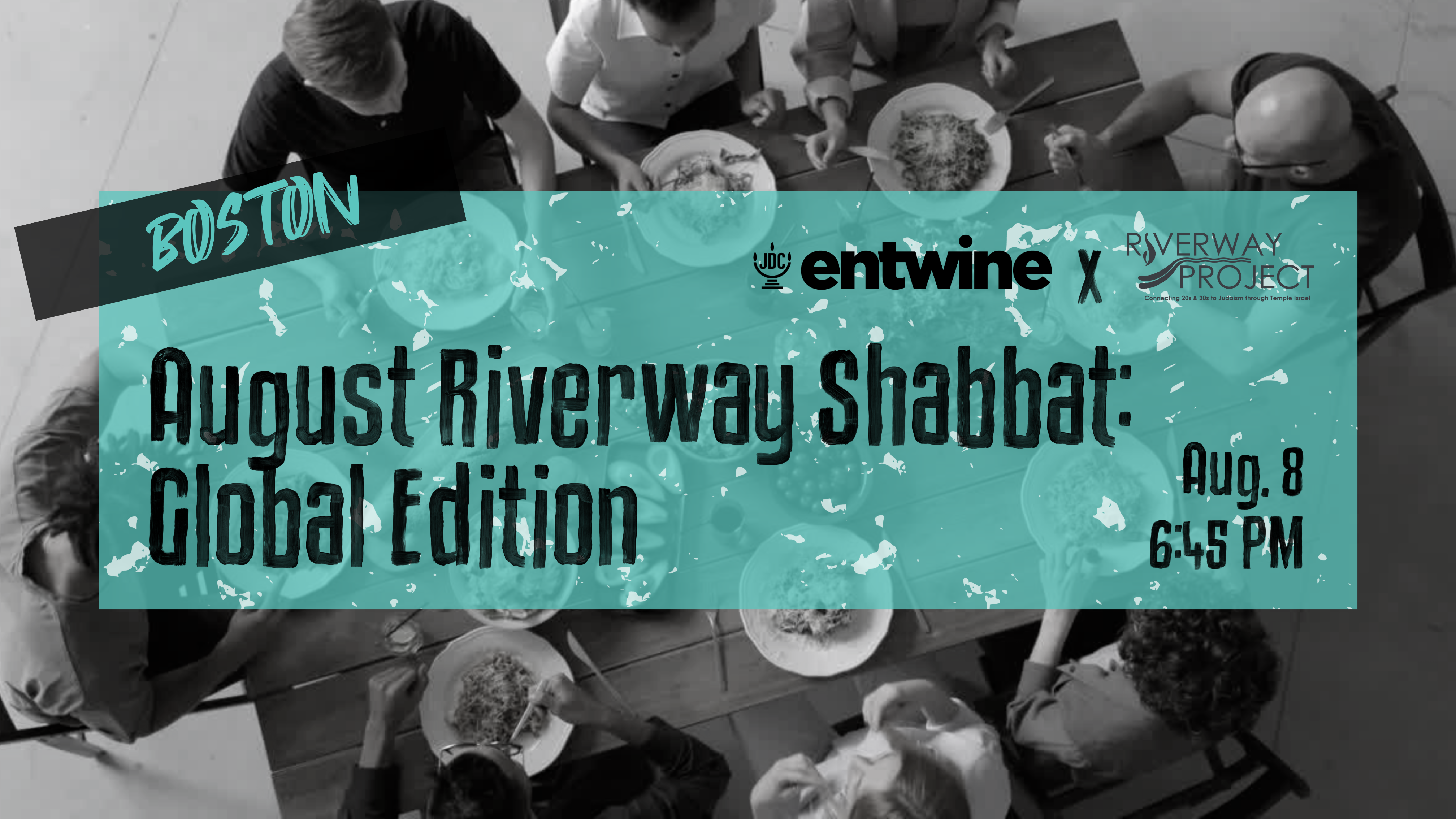 August Riverway Shabbat: Global Edition